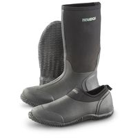 Neoprene high knee rubber boots -016
