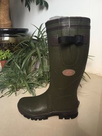 Neoprene high knee rubber boots -022