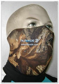 Neopren-Camouflage 1/2 Gesichtsmaske -055