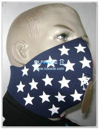 Neoprene Stars and Stripes half face mask -064
