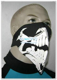 Neoprene tengkorak setengah masker -066