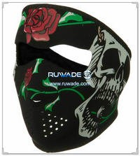 Neoprene comedy/tragedy skulls full face mask -075