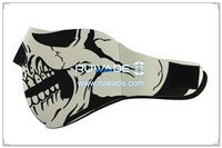 Neoprene skull 1/2 face mask -108