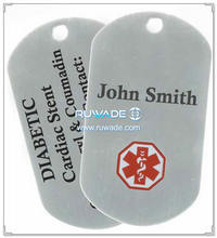 Aluminum dog tag -027