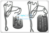 Stainless steel dog ID tag -028