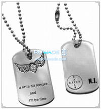 Stainless steel pet ID tag -031