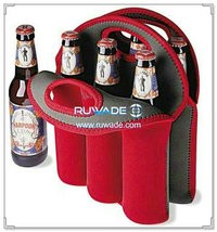 Six/6 pack neoprene beer water bottle cooler bag -001