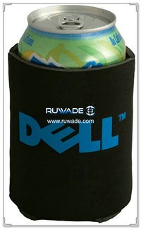 Neoprene collapsible can cooler holder koozie -035