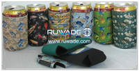 Neoprene collapsible can cooler holder koozie -062