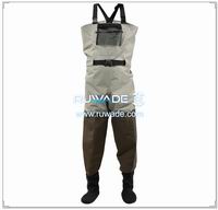 Waterproof breathable chest fishing wader -021