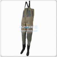 Waterproof breathable chest fishing wader -026