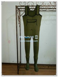 Plain color neoprene fishing wader -060
