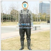 PVC chest fishing wader -003