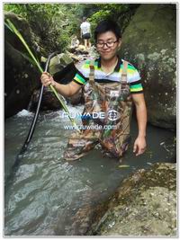 Camo PVC chest fishing wader -004