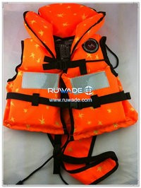Reflective nylon life float vest jackets -001
