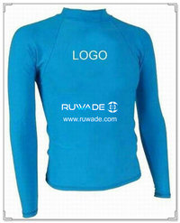 UV50+ long sleeve lycra rash guard shirt -013