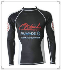 Jiujishu lycra rash guard maniche lunghe -088
