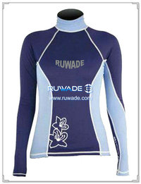 UV50   donne camicia a maniche lunghe lycra rash guard -091