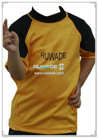UV50+ children short sleeve rash guard -181