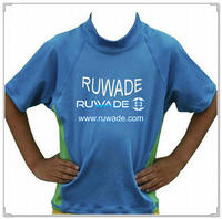 UV50+ children short sleeve rash guard -182
