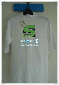 UV50+ short sleeve lycra rash guard shirt -091
