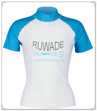 Uv50   camiseta de protector impetuoso de lycra de manga corta -122