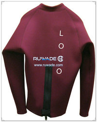 Casaco de neoprene manga longa/top -016