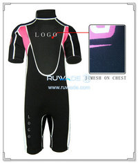 Shorty wetsuit with back zipper -058
