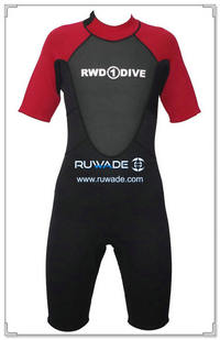 Shorty surfing wetsuit with back zipper -097-18