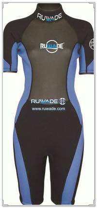 Shorty surfing wetsuit with back zipper -111-1
