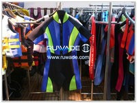 Women front zipper shorty windsurfing wetsuit -003-1